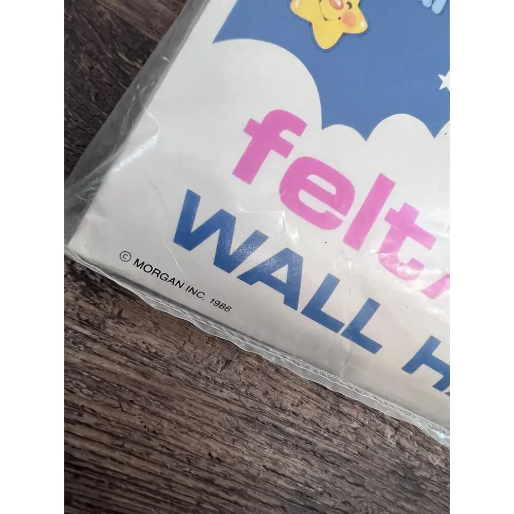Vintage 1986 Teddy Beddy Bear Wall Hanging Kit, Unopened Felt Craft Kit, NOS
